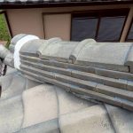 明石市　雨漏り修理の一環として隅棟を補修！熨斗瓦の積み直しで防水性と耐久性を回復しました🏠🔧